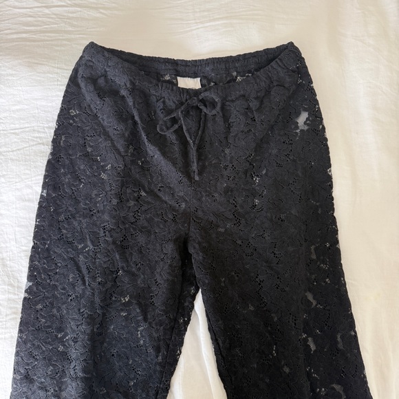 Reformation Pants - Reformation - Black Lace Pants